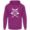 Scull Cross Darts White - Unisex Kapuzenpullover Hoodie-1658