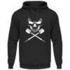 Scull Cross Darts White - Unisex Kapuzenpullover Hoodie-1624