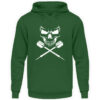 Scull Cross Darts White - Unisex Kapuzenpullover Hoodie-833