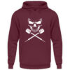 Scull Cross Darts White - Unisex Kapuzenpullover Hoodie-839