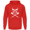 Scull Cross Darts White - Unisex Kapuzenpullover Hoodie-1565