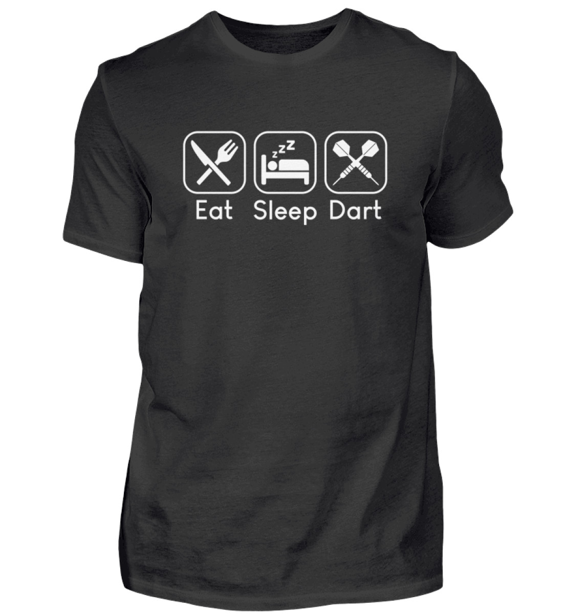 Eat Sleep Dart - BlackEdition - Herren Shirt-16