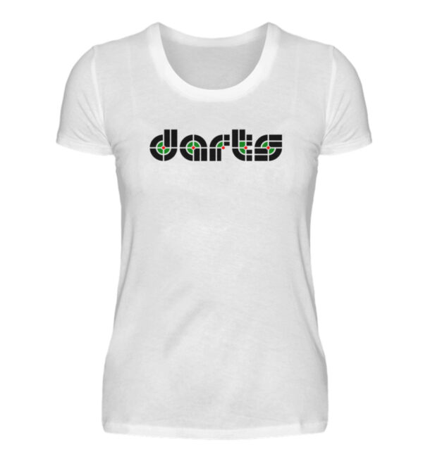Retro Darts - Damenshirt-3