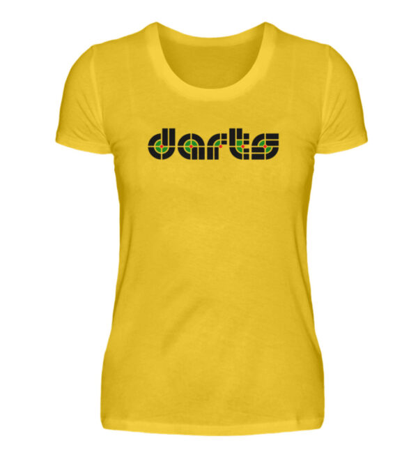 Retro Darts - Damenshirt-3201