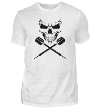 Scull Cross Darts Black - Herren Shirt-3