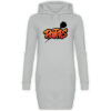 Graffiti Darts - Damen Hoodie-Kleid-6807