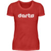 Retro Darts White - Damenshirt-4