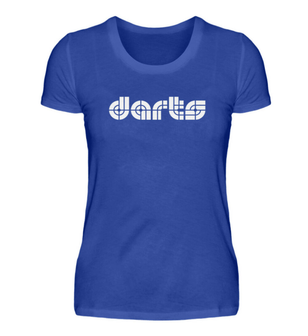 Retro Darts White - Damenshirt-2496