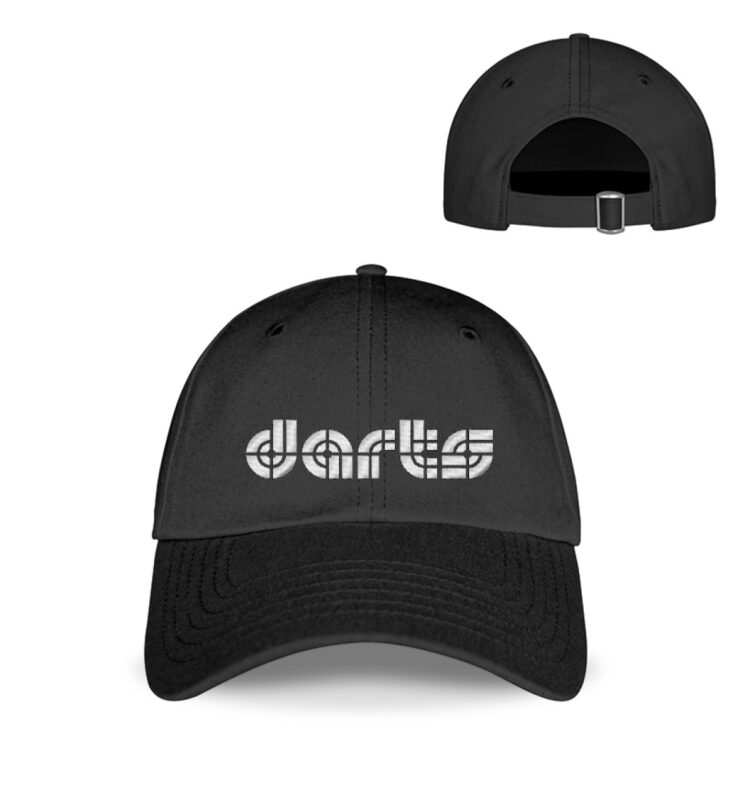 Retro – Darts – White  – Baseball Cap mit Stickerei