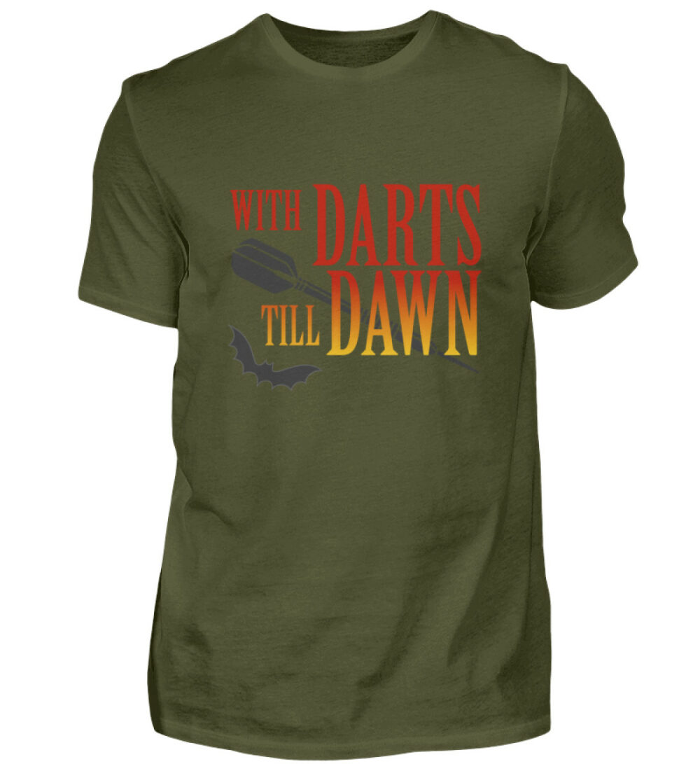 With Darts Till Dawn - Herren Shirt-1109
