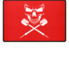 Skull Cross Darts - Fußmatte-5761