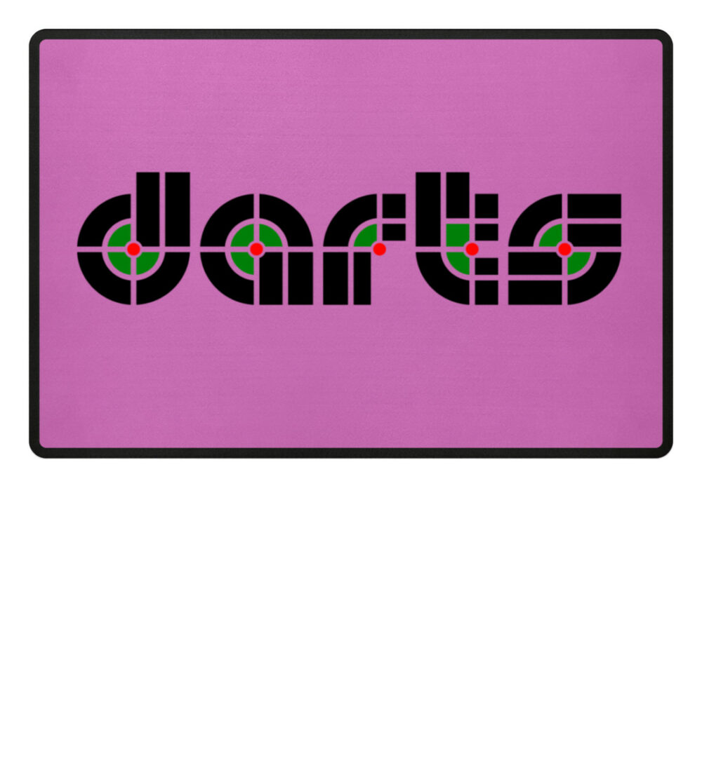 Retro Darts - Fußmatte-5759