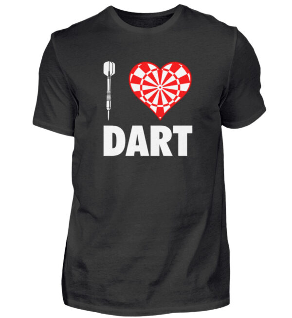 i love dart - BlackEdition - Herren Shirt-16