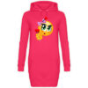 LadyDart Emoji - Damen Hoodie-Kleid-1610