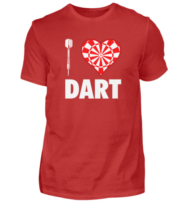 I love dart - Herren Shirt-4