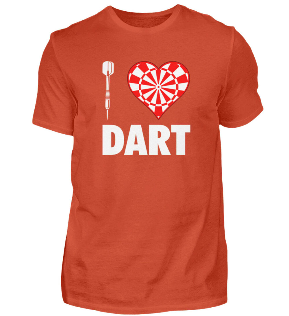 I love dart - Herren Shirt-1236