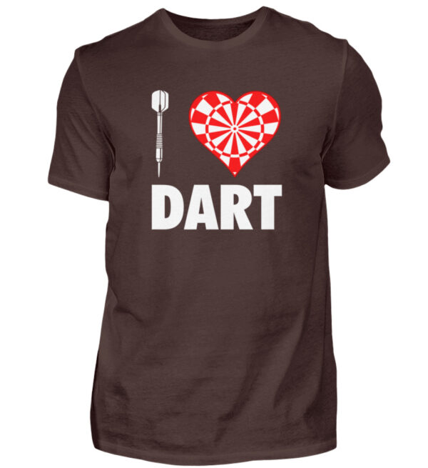 I love dart - Herren Shirt-1074