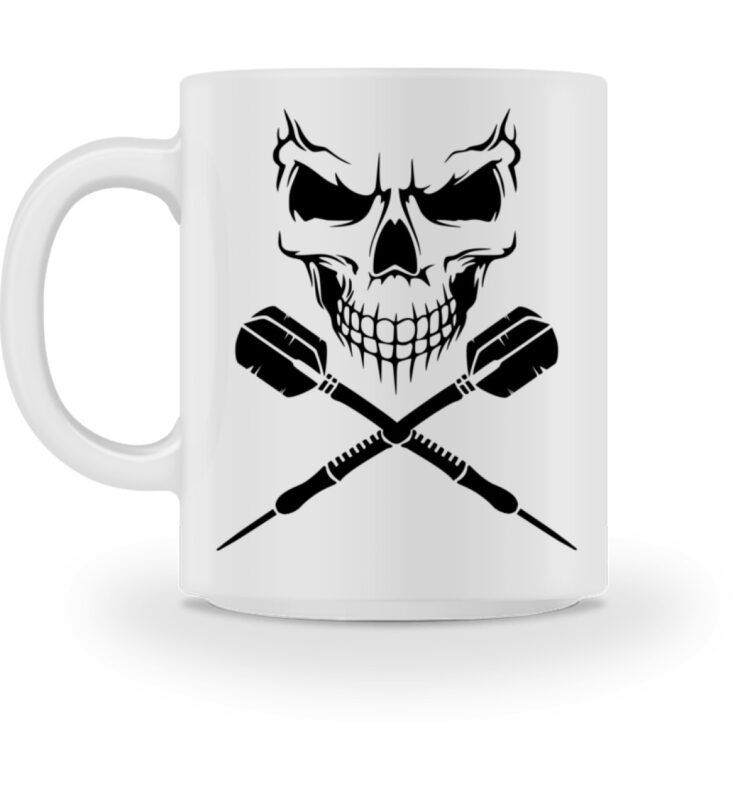 Skull Cross Darts  – Tasse