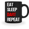 Eat Sleep Dart Repeat - Tasse-16