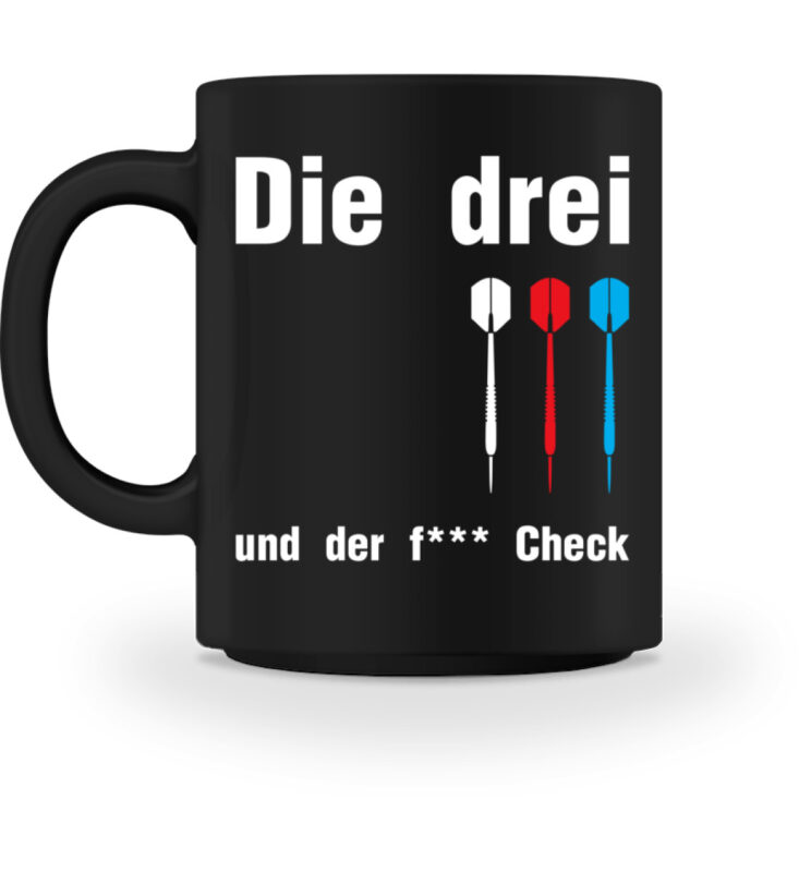 Die drei Dartpfeile V1 – Tasse