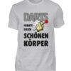 Darts formte diesen schönen Körper - Herren Shirt-17