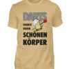 Darts formte diesen schönen Körper - Herren Shirt-224