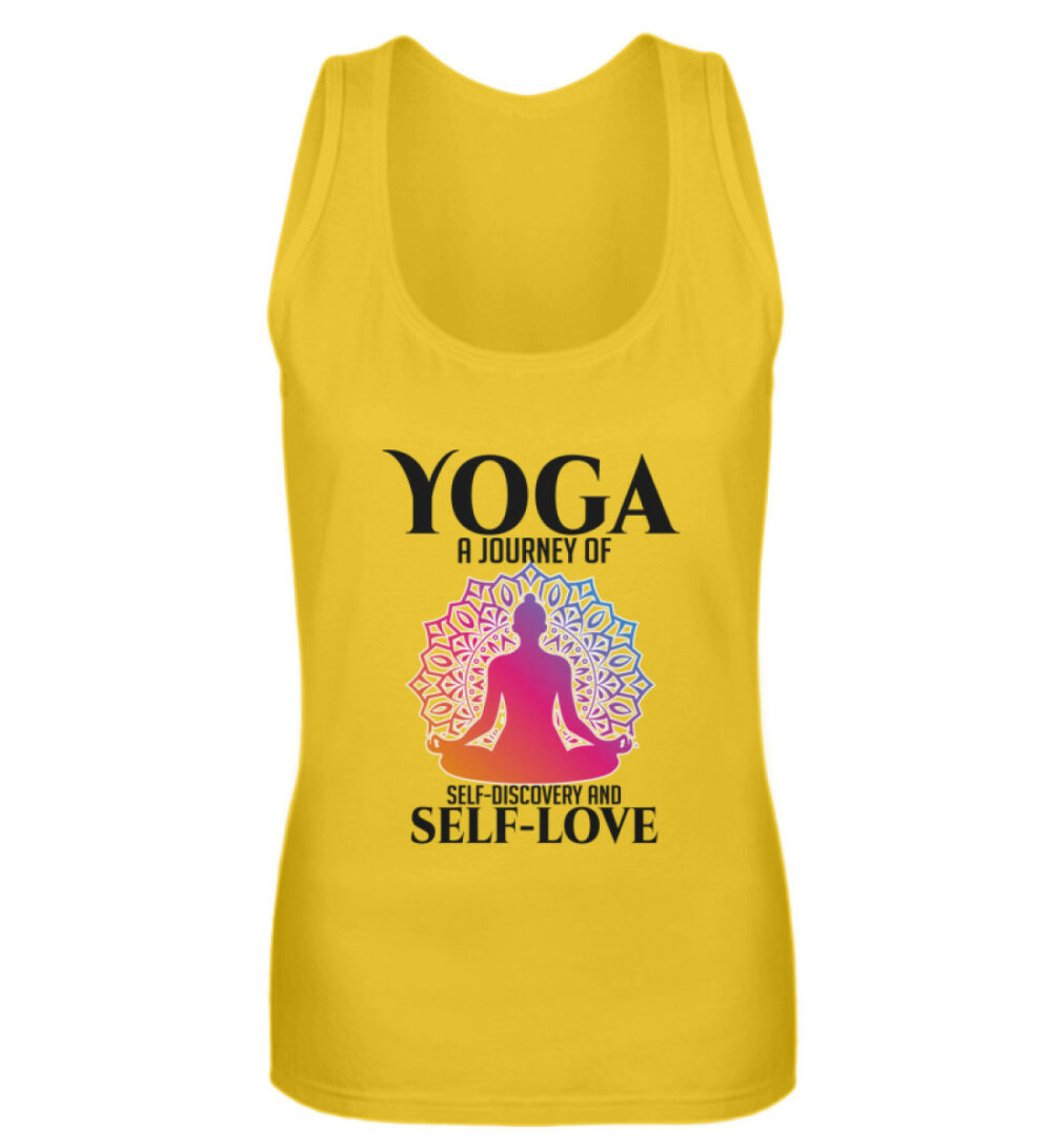 Yoga a journey of self-discovery and self-love - Frauen Tanktop-3201