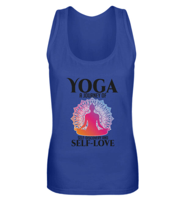 Yoga a journey of self-discovery and self-love - Frauen Tanktop-27
