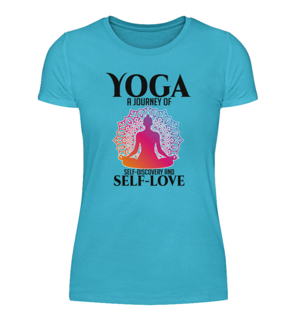 Yoga a journey of self-discovery and self-love - Damenshirt-2462