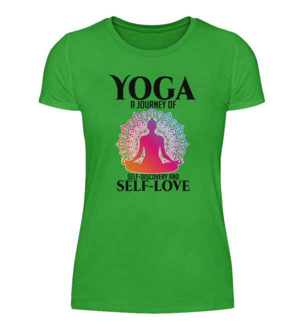 Yoga a journey of self-discovery and self-love - Damenshirt-2468