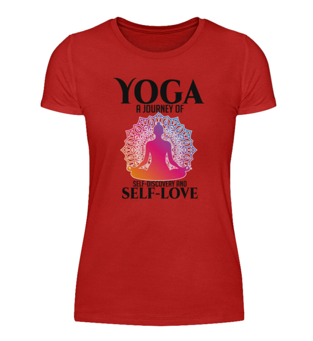 Yoga a journey of self-discovery and self-love - Damenshirt-4
