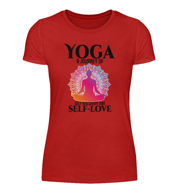 Yoga a journey of self-discovery and self-love - Damenshirt-4