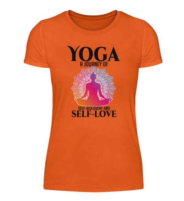 Yoga a journey of self-discovery and self-love - Damenshirt-1692