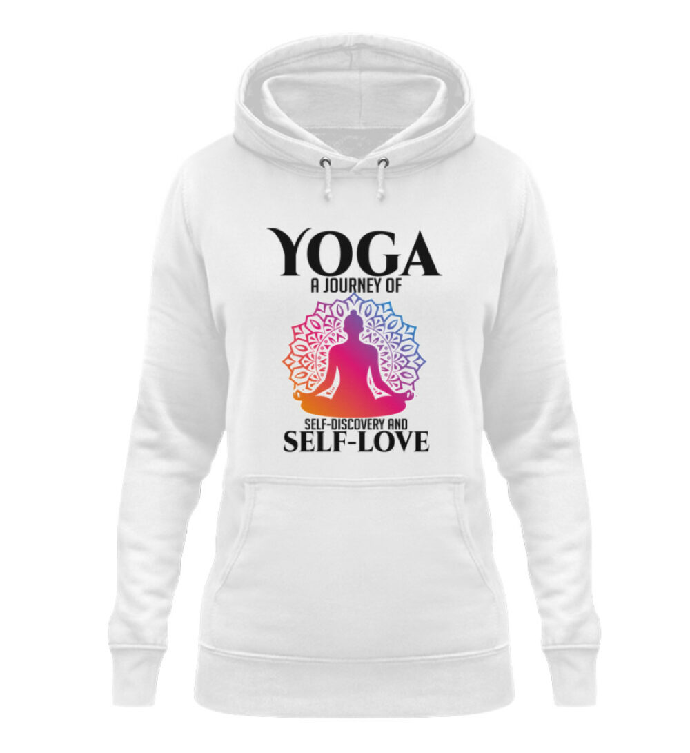 Yoga a journey of self-discovery and self-love - Damen Hoodie-6867