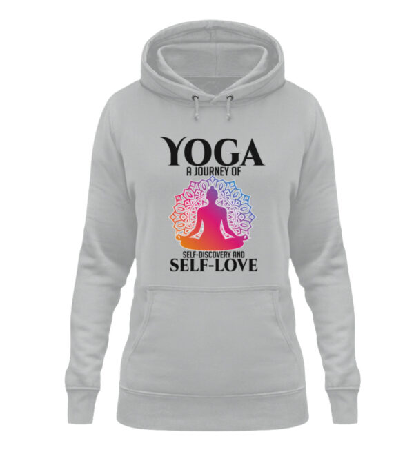 Yoga a journey of self-discovery and self-love - Damen Hoodie-6807