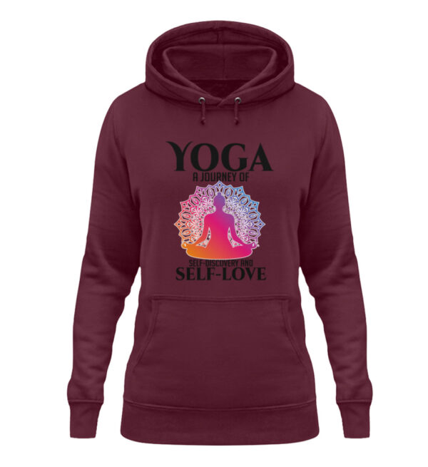 Yoga a journey of self-discovery and self-love - Damen Hoodie-839