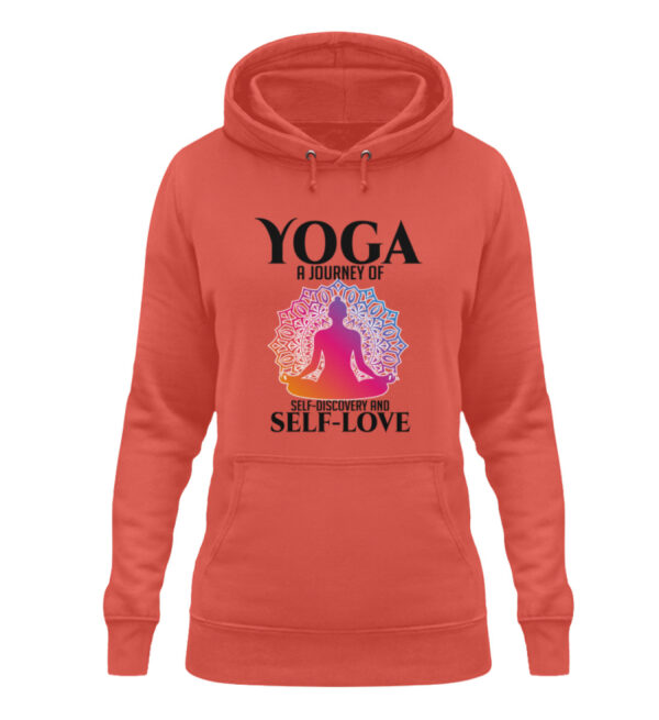 Yoga a journey of self-discovery and self-love - Damen Hoodie-6958