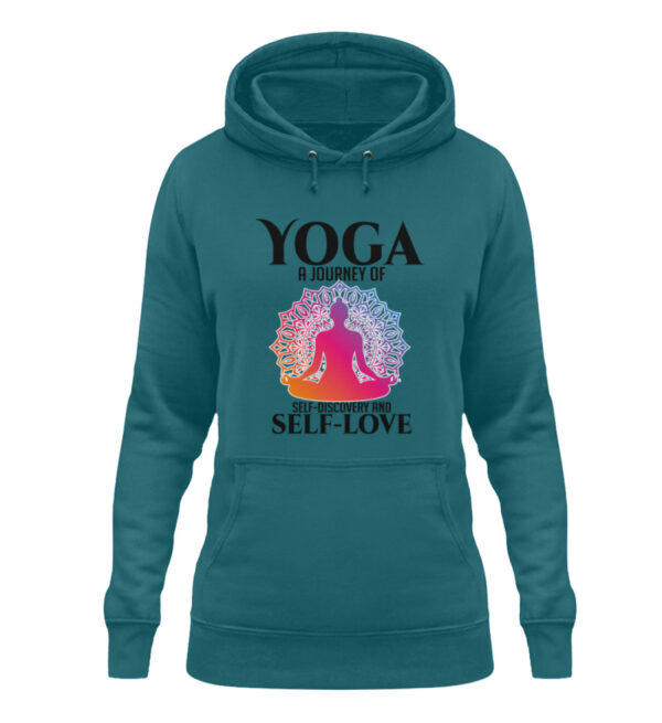 Yoga a journey of self-discovery and self-love - Damen Hoodie-1461