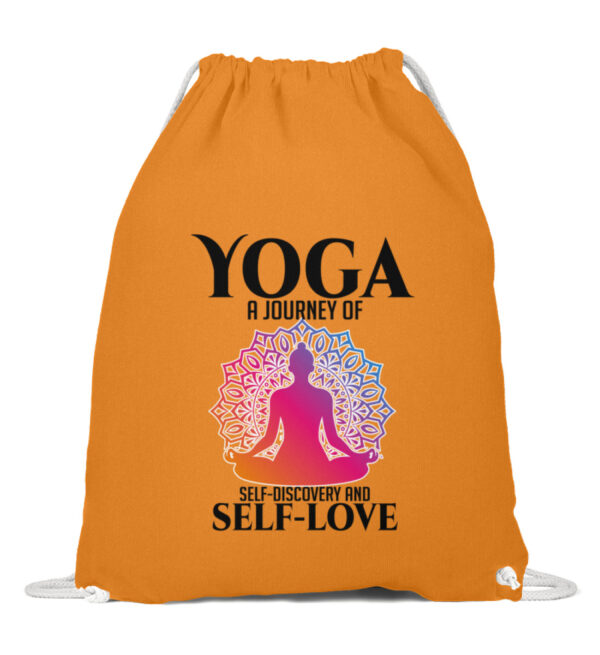 Yoga a journey of self-discovery and self-love - Baumwoll Gymsac-20