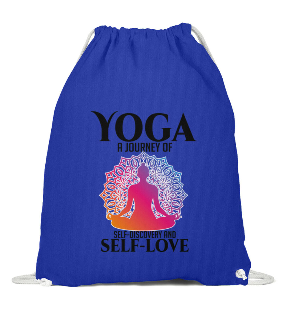 Yoga a journey of self-discovery and self-love - Baumwoll Gymsac-6232
