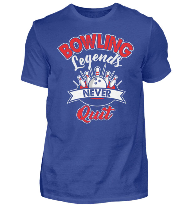 Bowling Legends never Quit - Herren Shirt-668