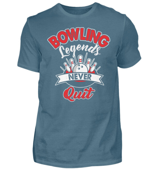 Bowling Legends never Quit - Herren Shirt-1230
