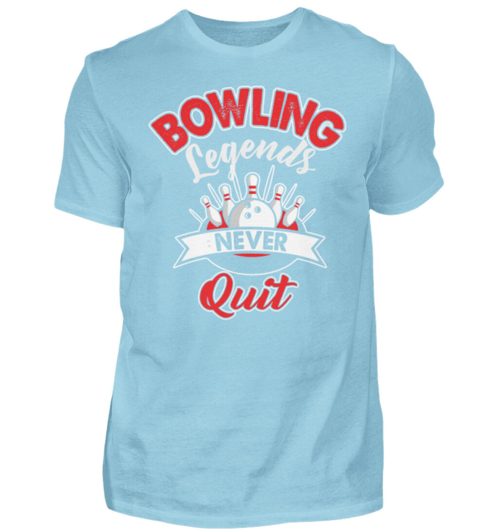 Bowling Legends never Quit - Herren Shirt-674