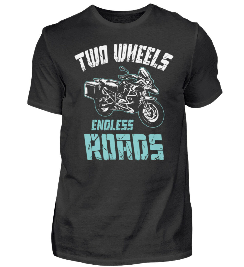 Biker Shirts - Two Wheels Endless Roads - Herren Shirt-16