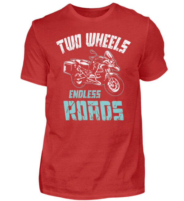 Biker Shirts - Two Wheels Endless Roads - Herren Shirt-4