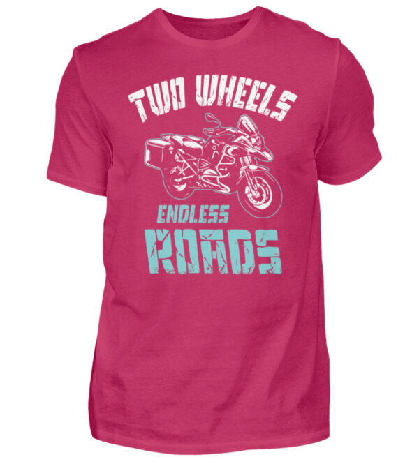 Biker Shirts - Two Wheels Endless Roads - Herren Shirt-1216