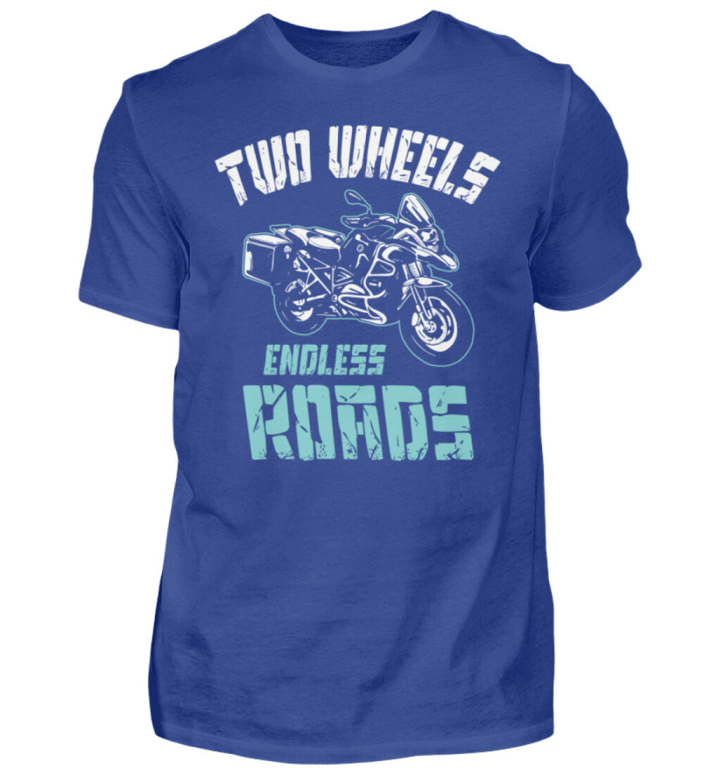 Biker Shirts - Two Wheels Endless Roads - Herren Shirt-668
