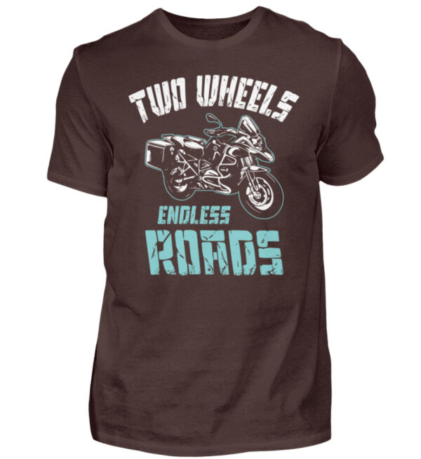 Biker Shirts - Two Wheels Endless Roads - Herren Shirt-1074