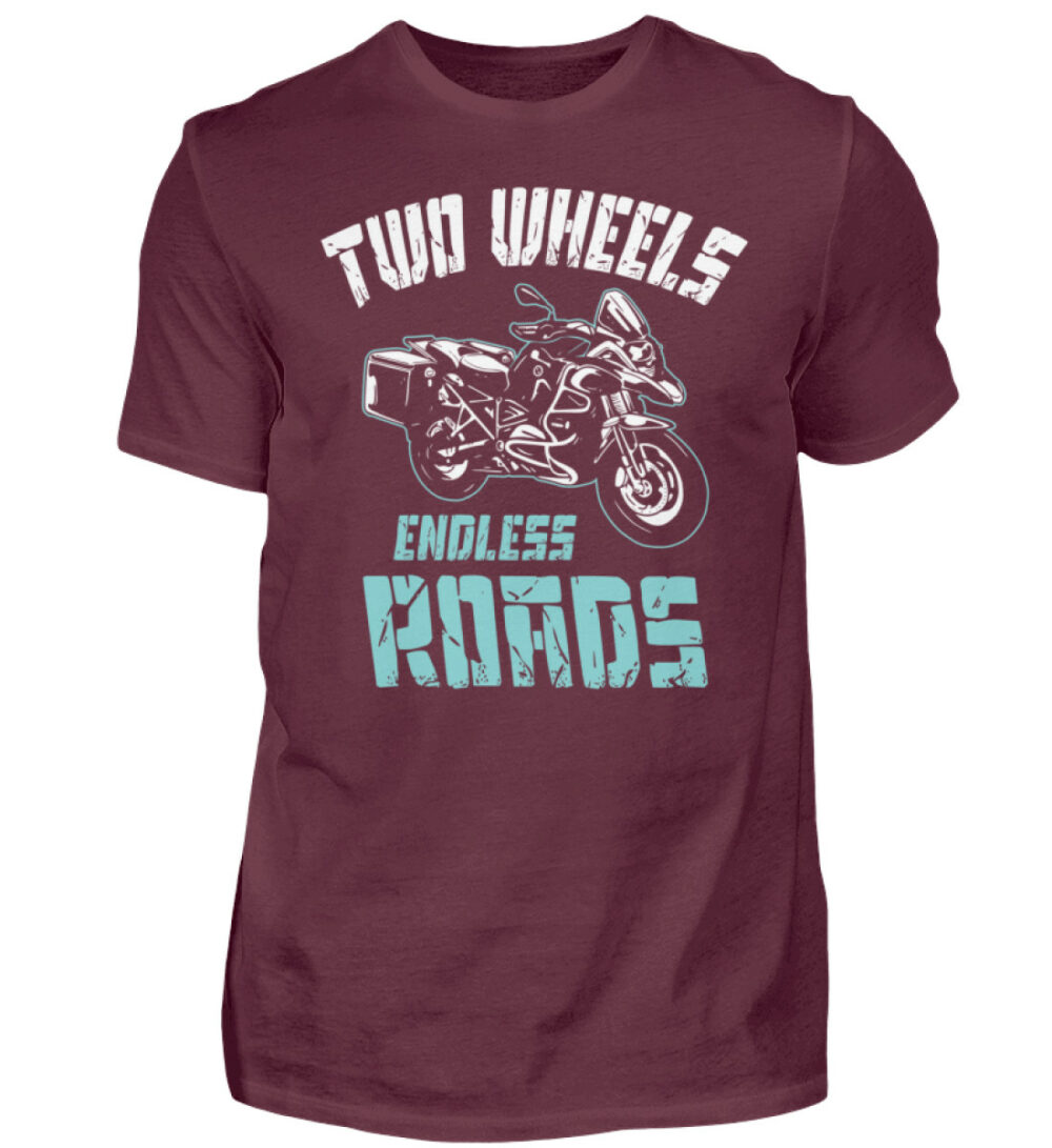 Biker Shirts - Two Wheels Endless Roads - Herren Shirt-839
