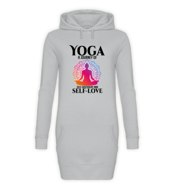 Yoga a journey of self-discovery and self-love - Damen Hoodie-Kleid-6807